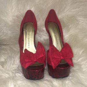 Chinese Laundry red heels.